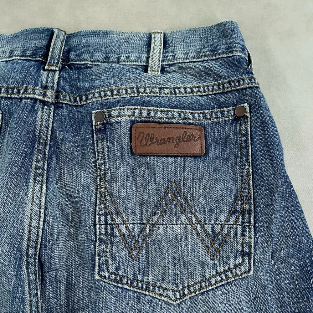 Wrangler Retro Slim Straight Jeans Men's 32x32 Western Stretch Cowboy